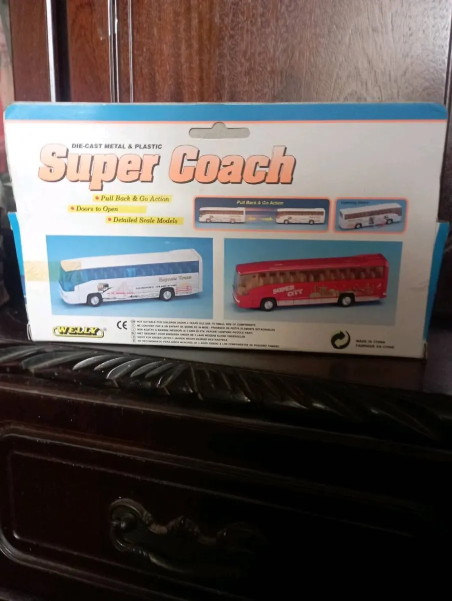 { 2 }  WELLY DIE - CAST SUPER CITY EXPRESS BUSES - Image 4
