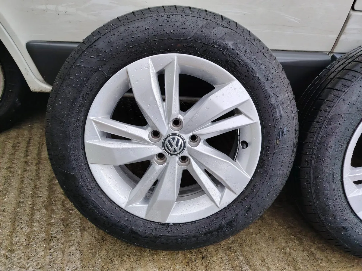 15" VW Polo alloys with new tyres - Image 2