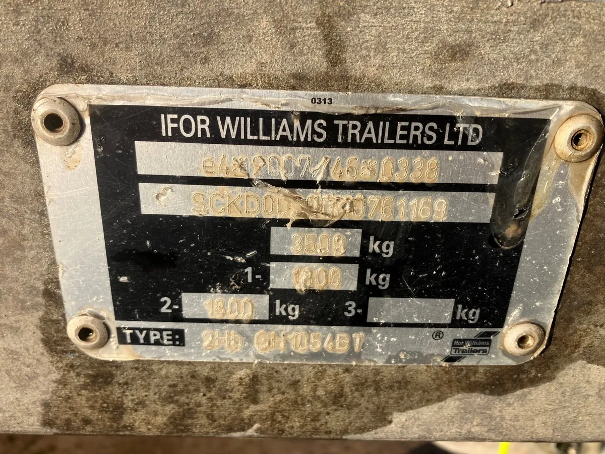 Ifor Williams Plant Trailer - Image 3