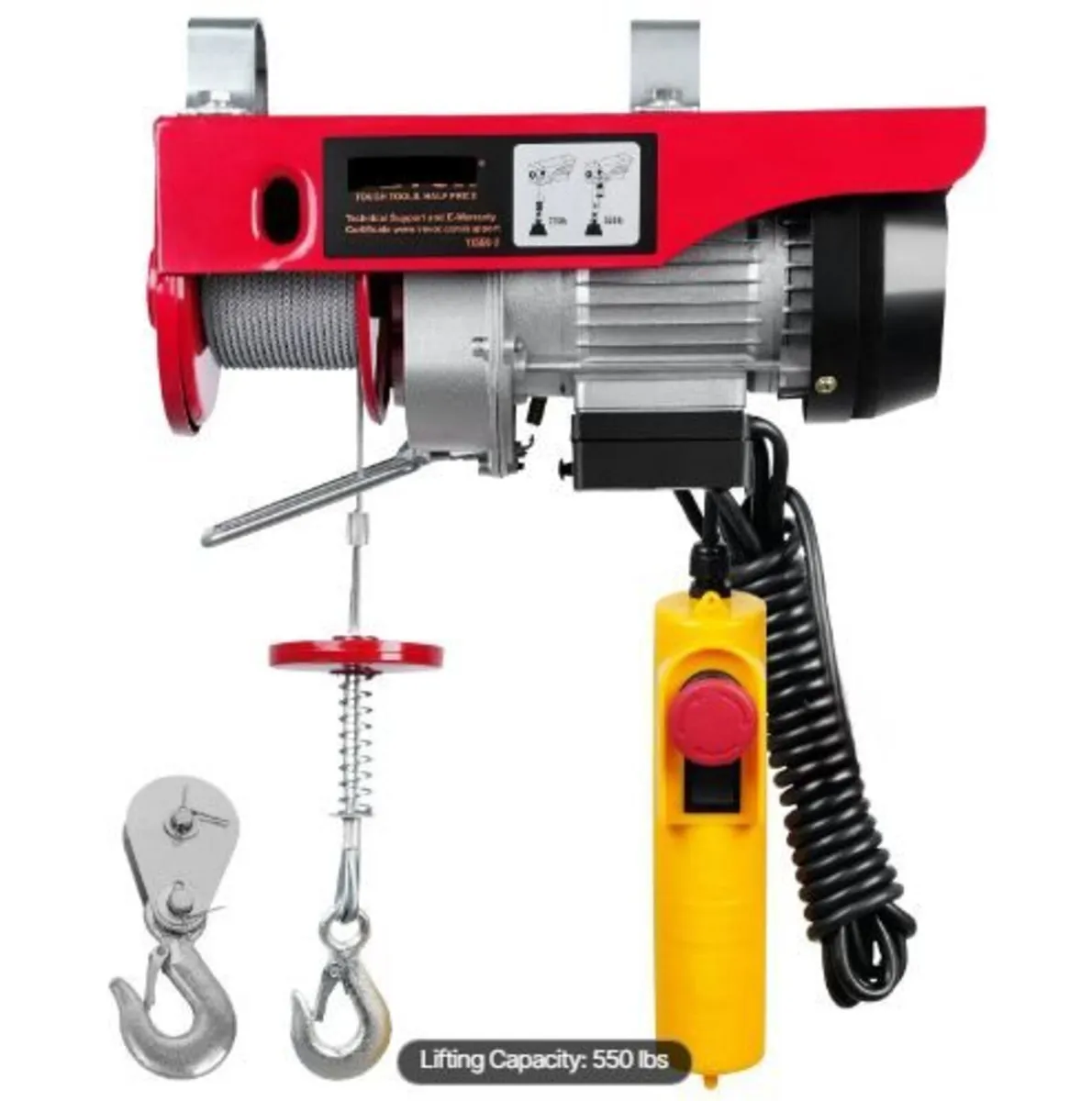 Electric Hoist, 249.5 kg Lifting Capacity, 510W - Image 4