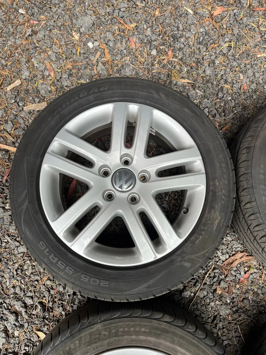 16’ VW Golf Caddy 5x112 alloy wheels - Image 2
