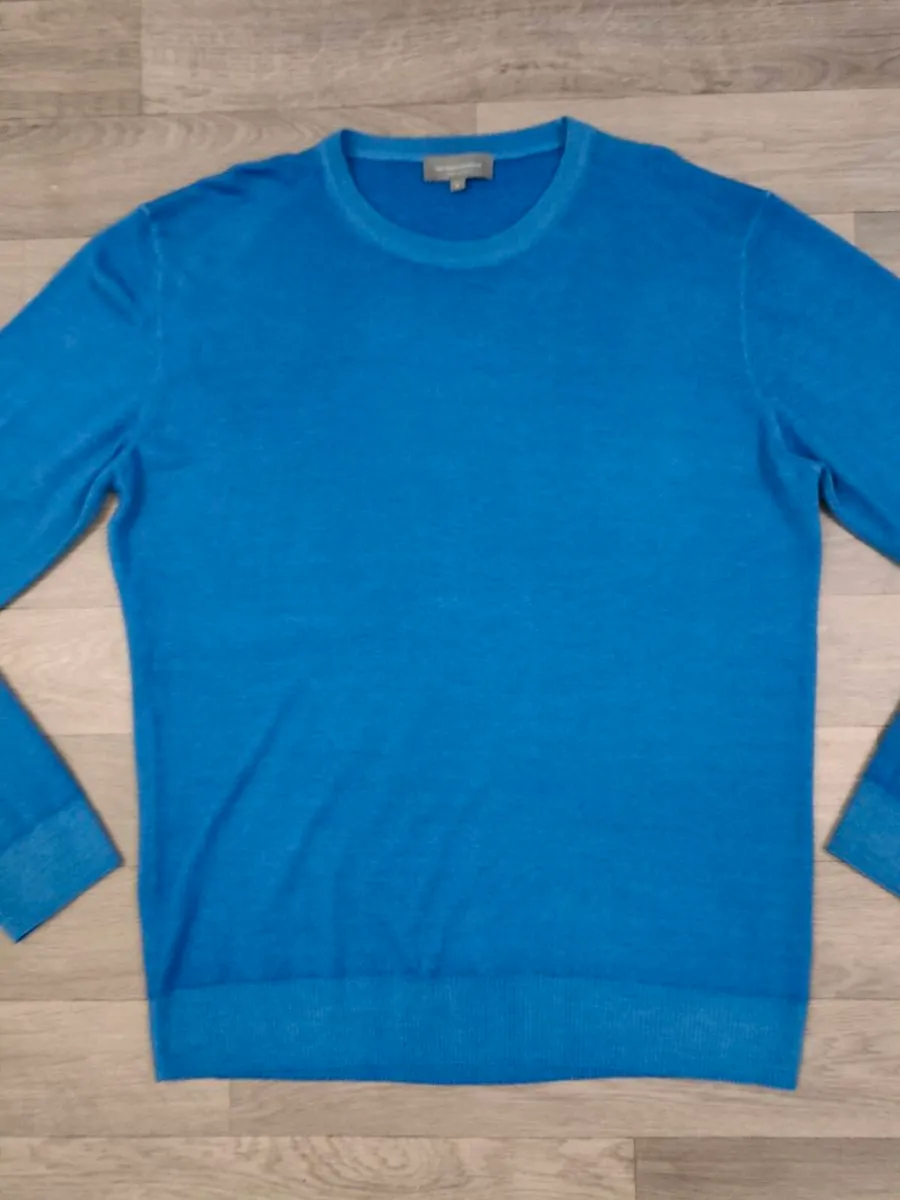 Neiman Marcus Wool Jumper Mens Large RRP 235 - Image 2