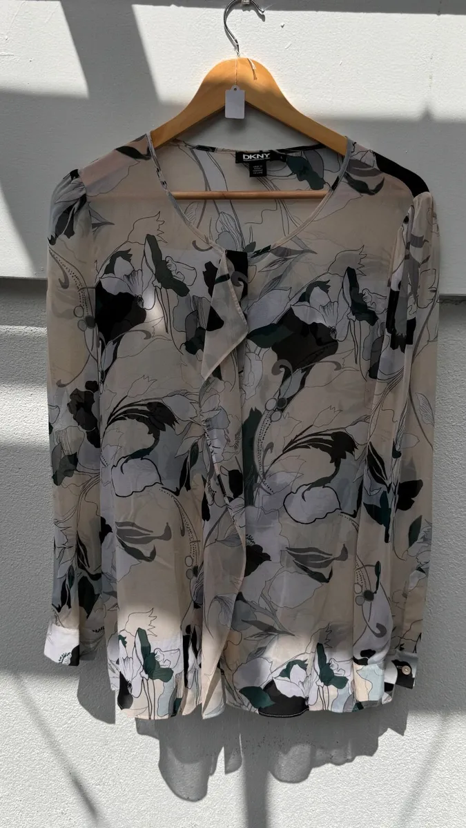 DKNY silk blouse - Image 3
