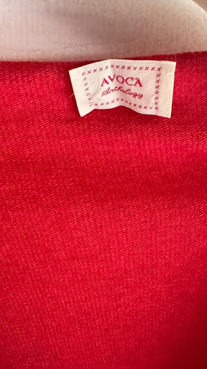 Red Avoca cardigan - Image 1