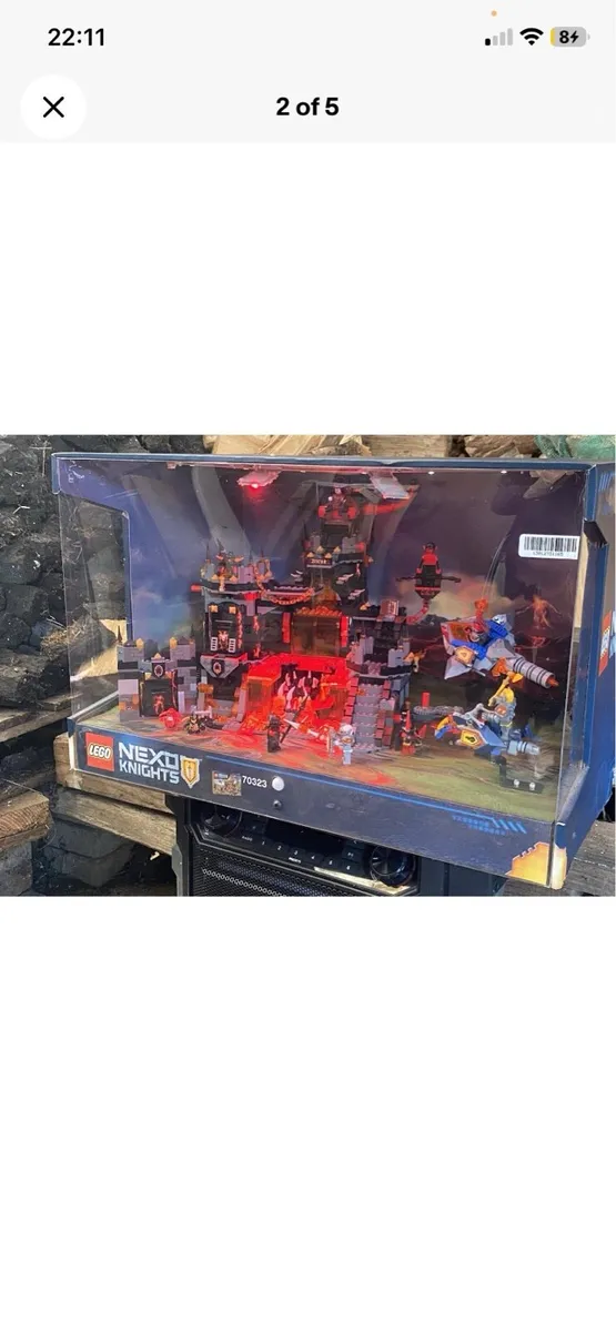 LEGO Nexo Knights store display case - Image 3