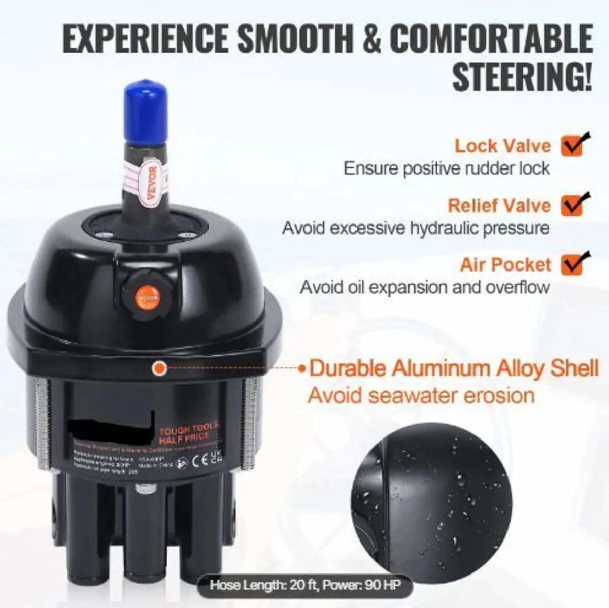 Hydraulic Outboard Steering Kit - Image 2