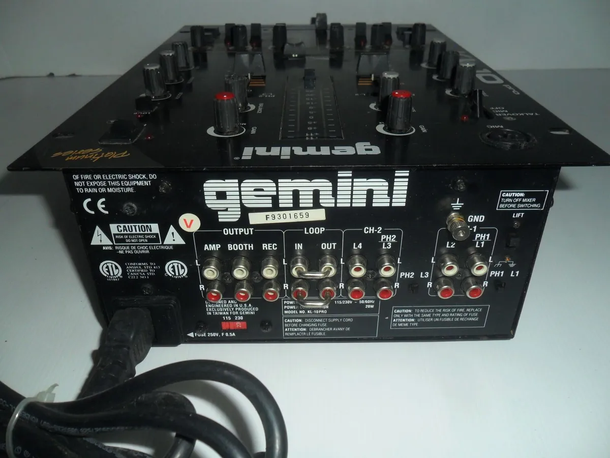 gemini KL-10 mixer - Image 4