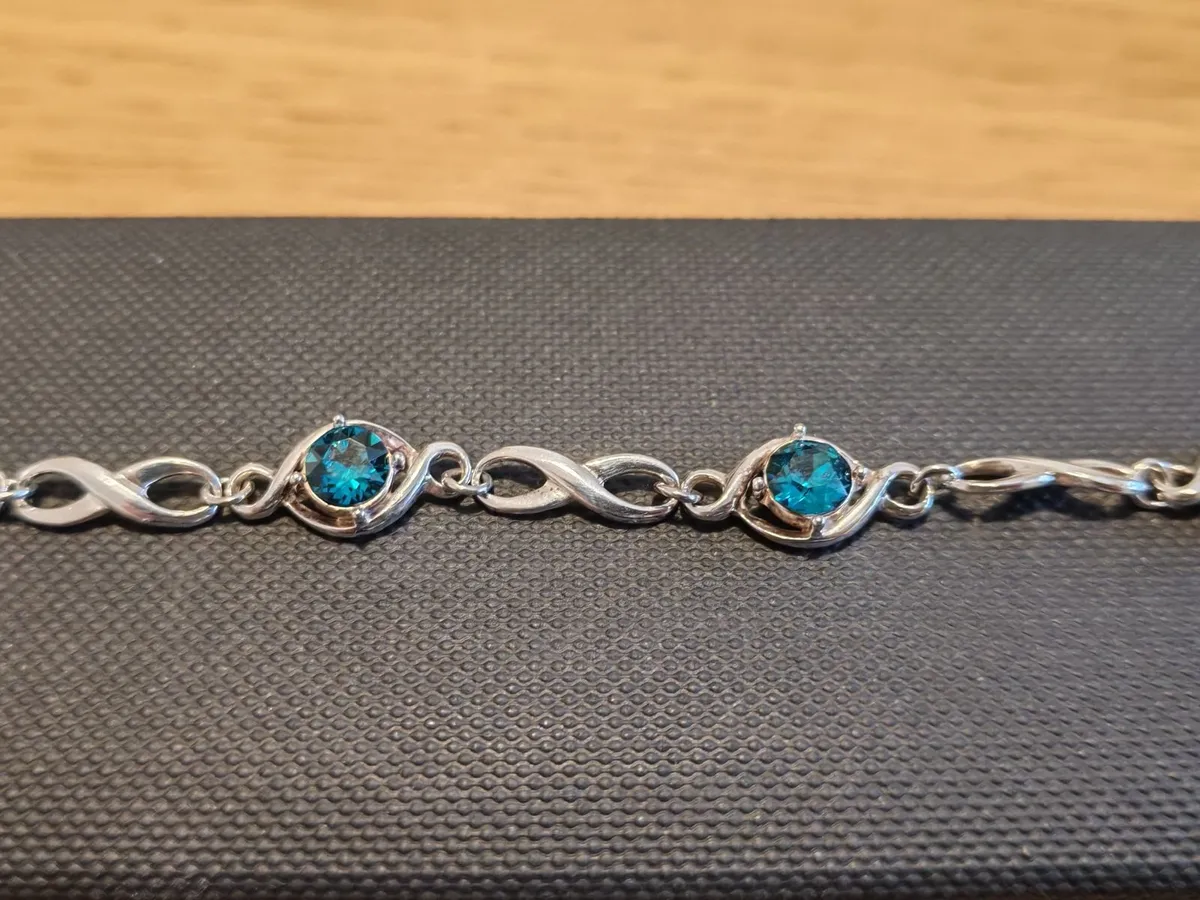 H. Samuel Sterling Silver Blue Topaz Bracelet - Image 3