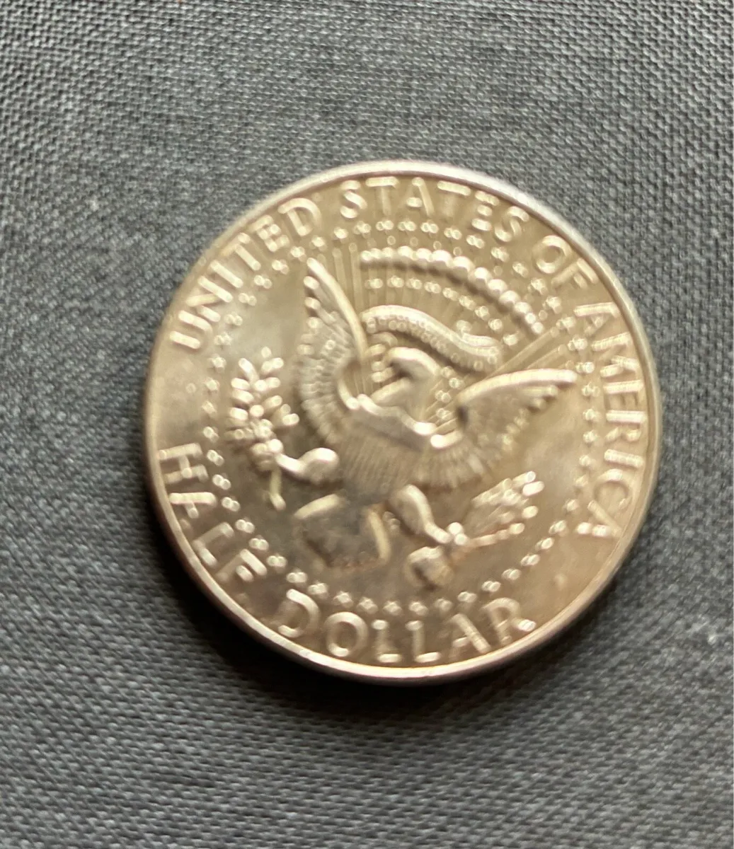 1964 JF Kennedy Commemorative Silver Half Dollar - Image 2