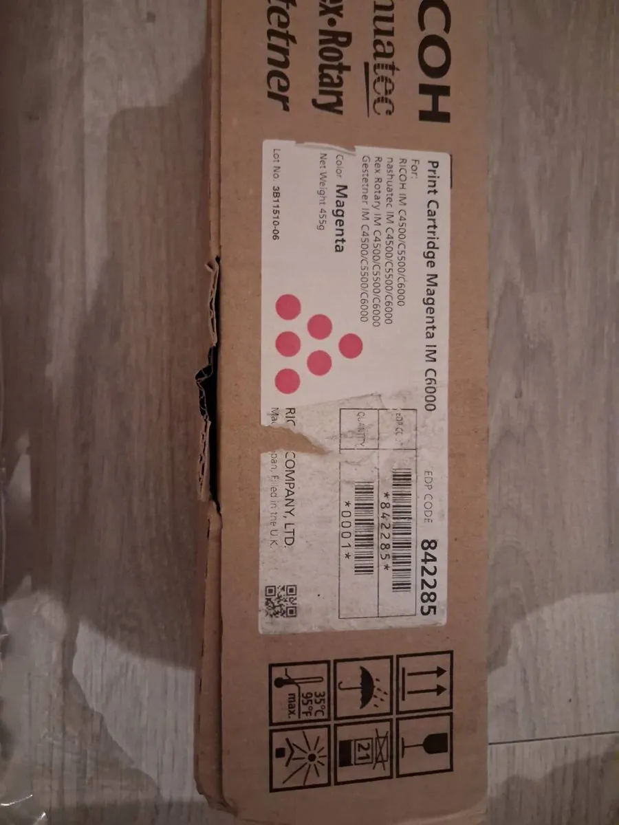 Postage - Ricoh 842285 Magenta Print Cartridge - Image 3