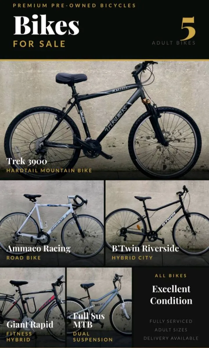 Wide Range on bicycles for sale