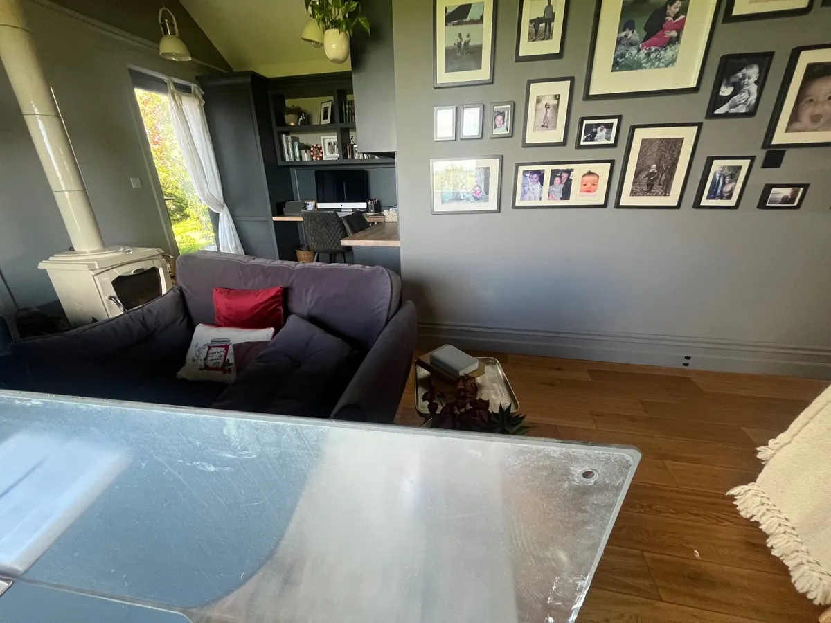 Large Grey  Glass Whiteboard / home organisation - Image 2