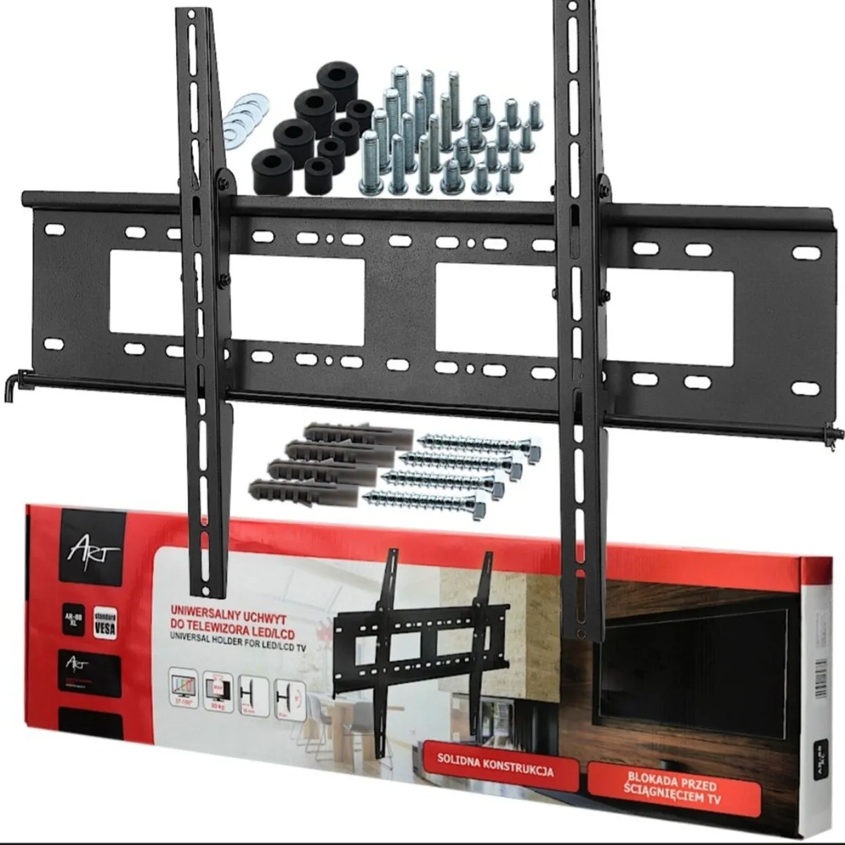 Tv Wall Mount Bracket Flat Tilt 37" - 100" - Image 4