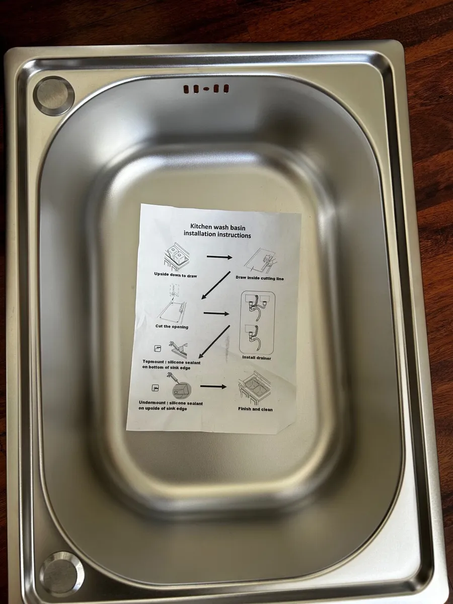Stainless steel sink - Image 4