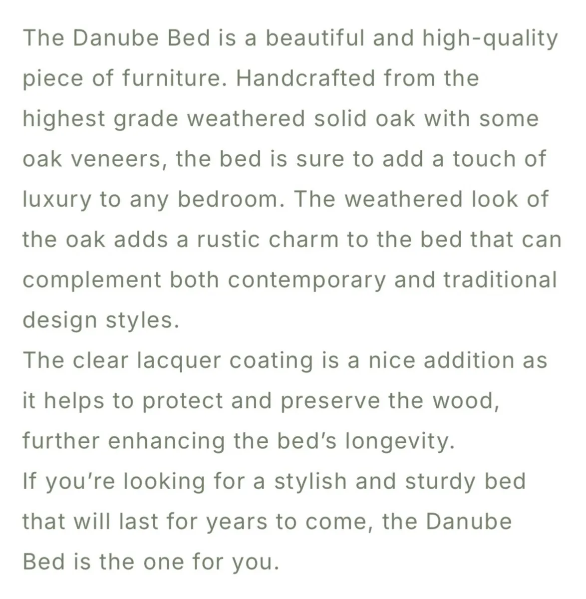 Danube Oak Bedroom Furniture Set - Image 2