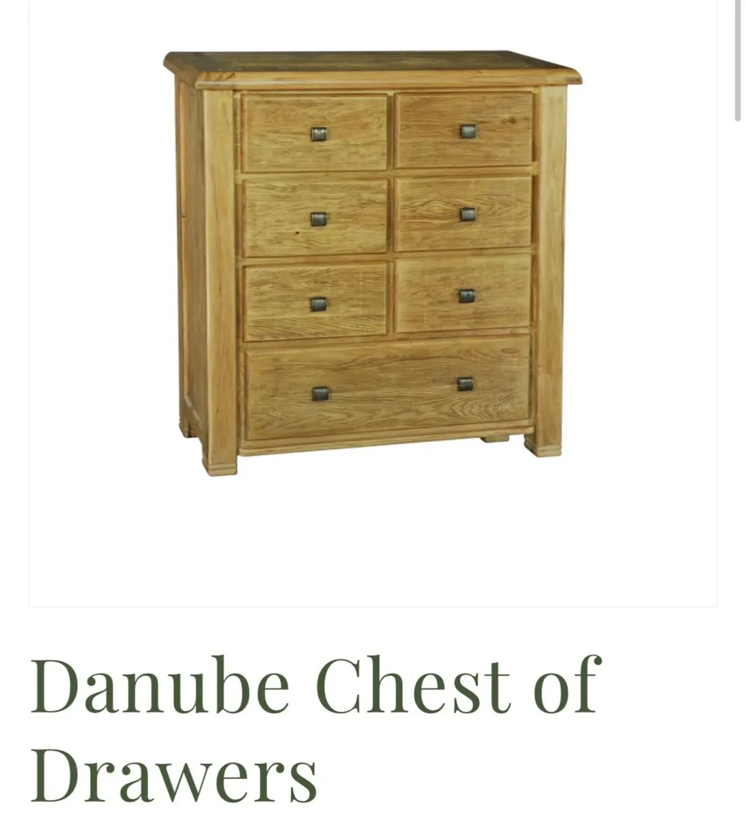 Danube Oak Bedroom Furniture Set - Image 4