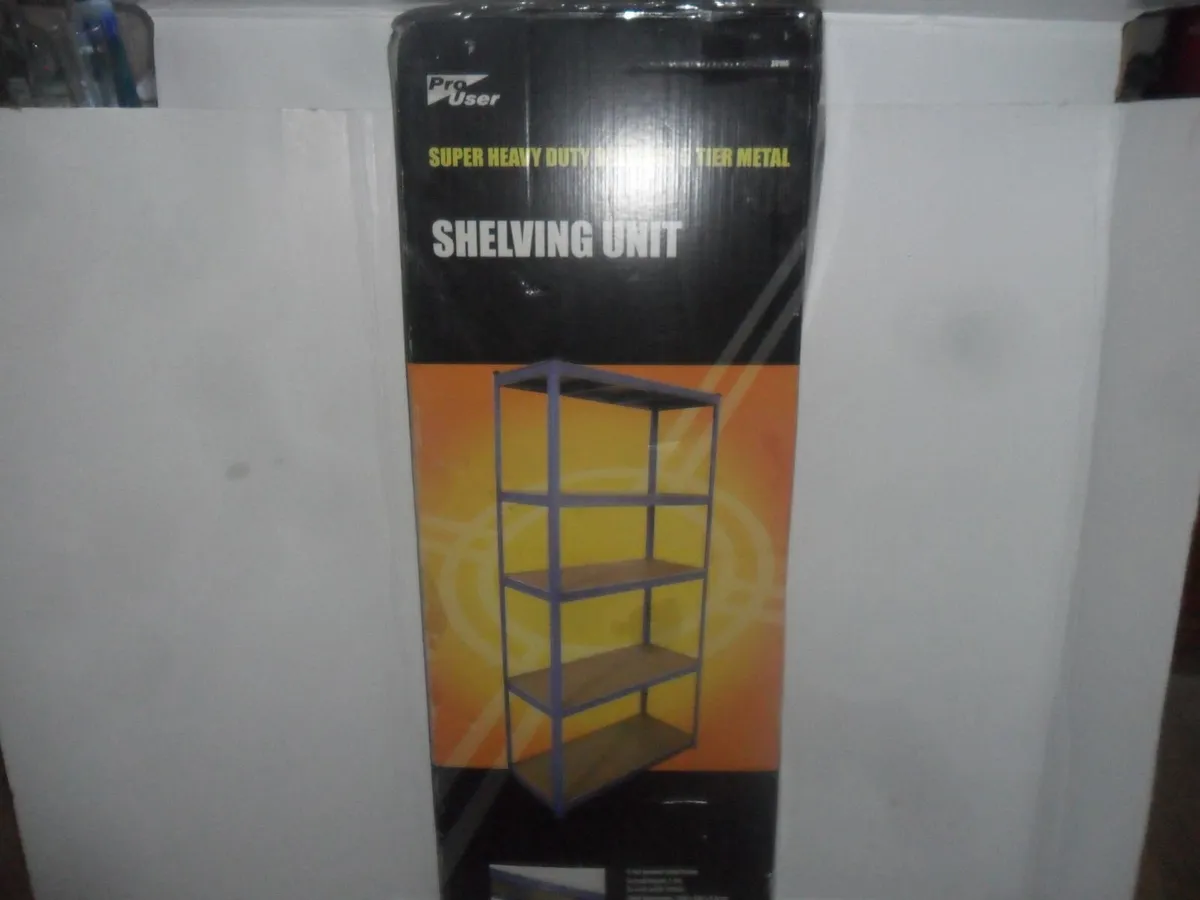 super heavy duty boltless 5 tier metal shelf - Image 1