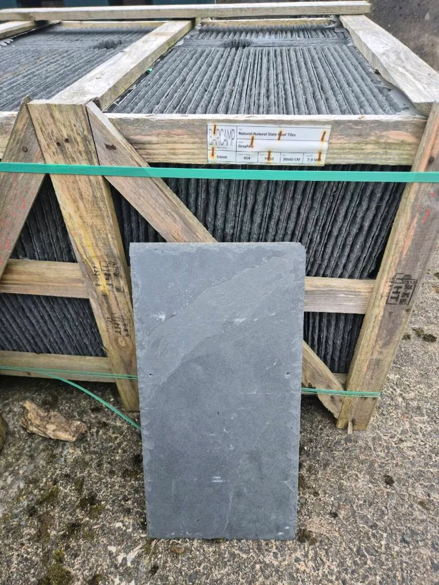 Brazilian Rio Graphite Roof slates 600 mm x 300 mm - Image 2