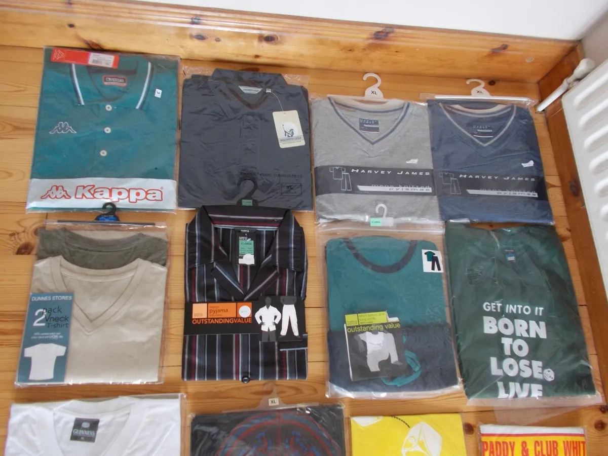 Lot of Polo & T Shirts & P.J.'s.  All New. - Image 2