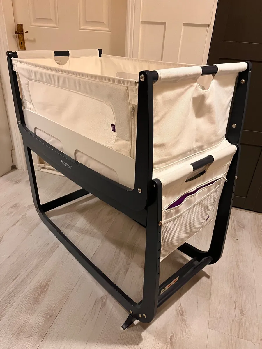 SnuzPod 4 Bedside Crib - Blue with Extras - Image 3
