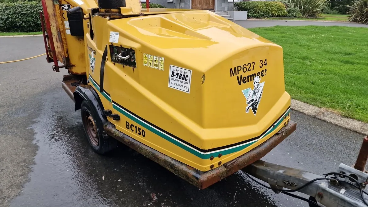 Vermeer BC150 diesel wood chipper woodchipper - Image 1
