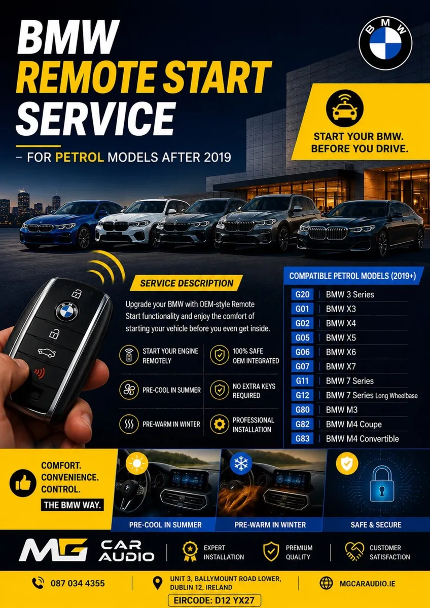 BMW REMOTE START SERVICE - Image 1