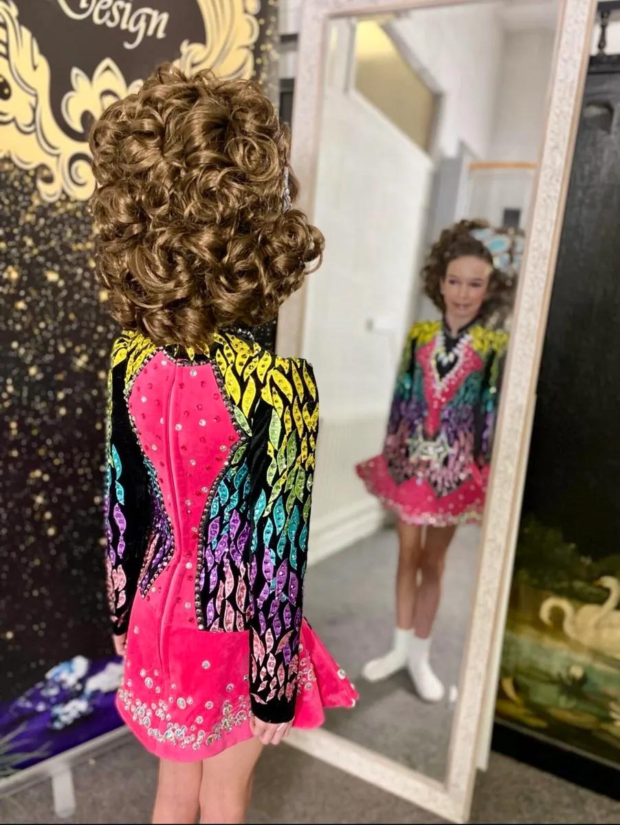 Stunning Ave Celtic Irish dancing dress - Image 2