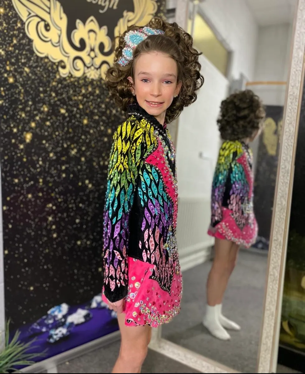 Stunning Ave Celtic Irish dancing dress - Image 3