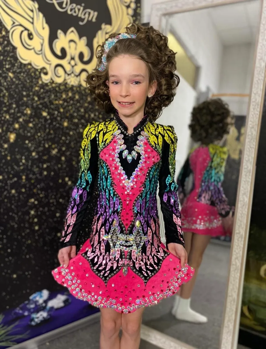 Stunning Ave Celtic Irish dancing dress - Image 4