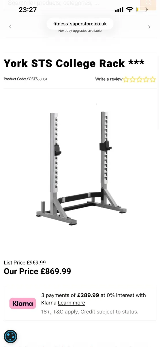 york sts collegiate rack