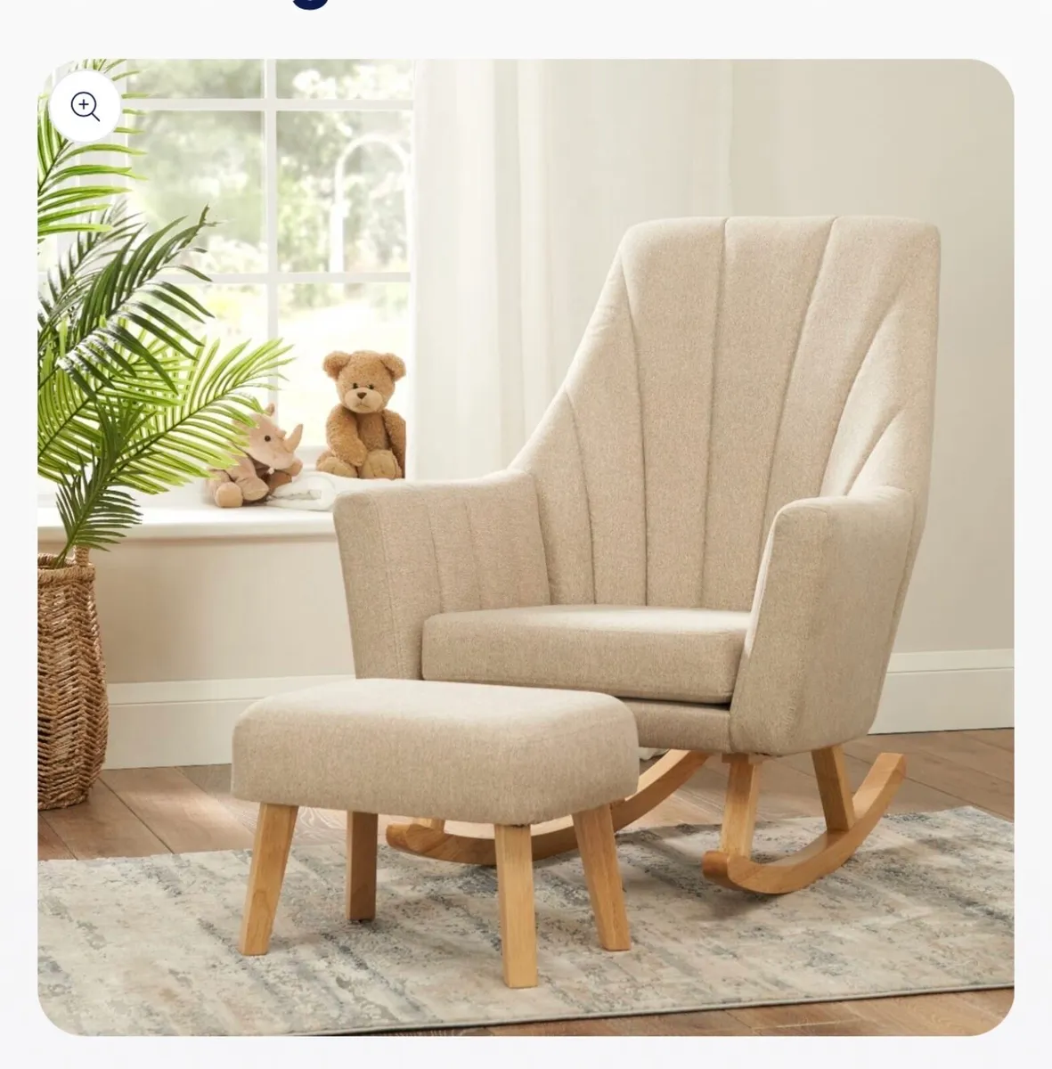Tutti Bambini Breast feeding nursing rocking chair - Image 1