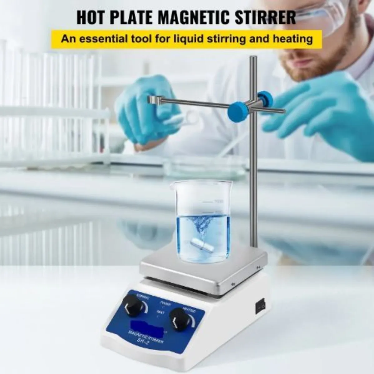 SH-2 Magnetic Stirrer Laboratory Magnetic Stirrer - Image 3