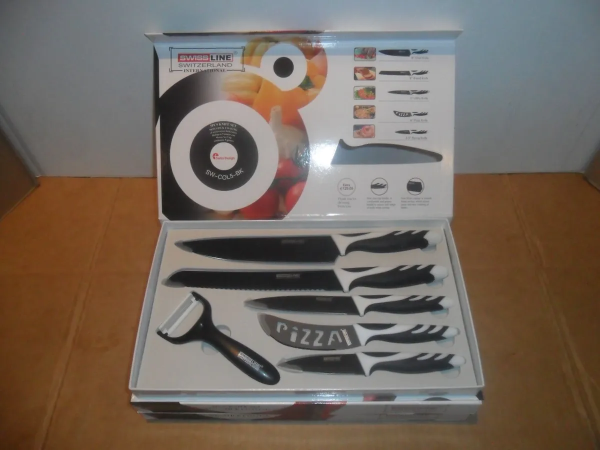 SWISS LINE Stainless Steel 5 Pcs - Knife set - Image 1