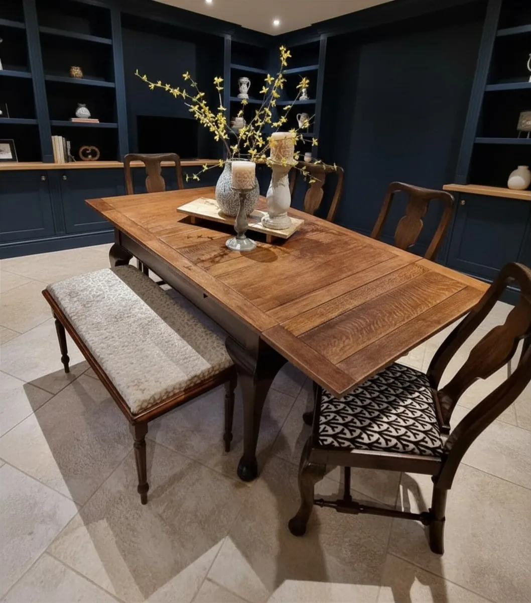 Stunning Antique Table, Chairs & Bench...€960 - Image 1