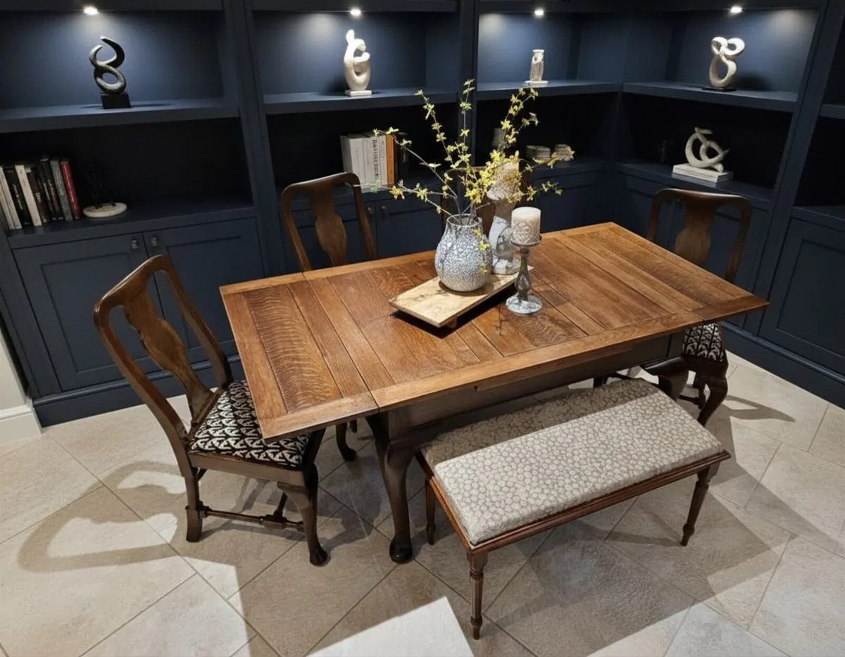 Stunning Antique Table, Chairs & Bench...€960 - Image 3