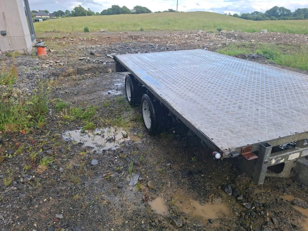 12×6.6 Ivor williams flat bed trailer - Image 2