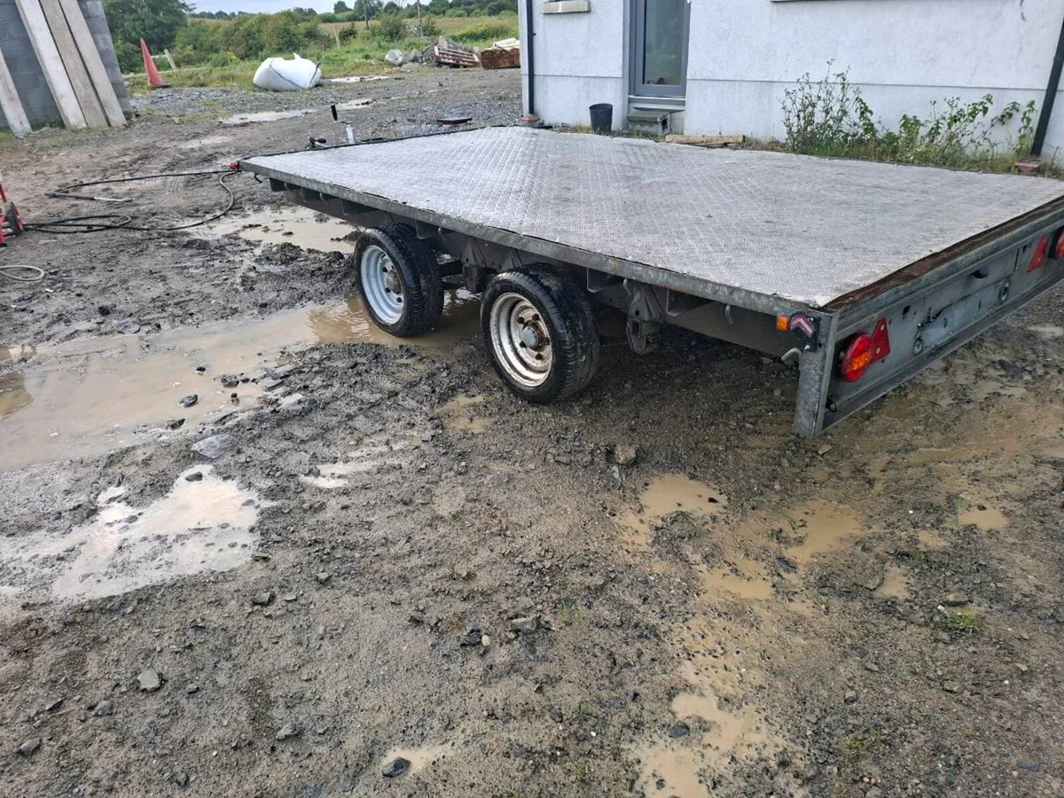 12×6.6 Ivor williams flat bed trailer - Image 4