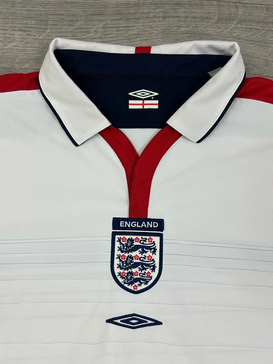 Vintage 2003 England Home Reversible Jersey Shirt - Image 3