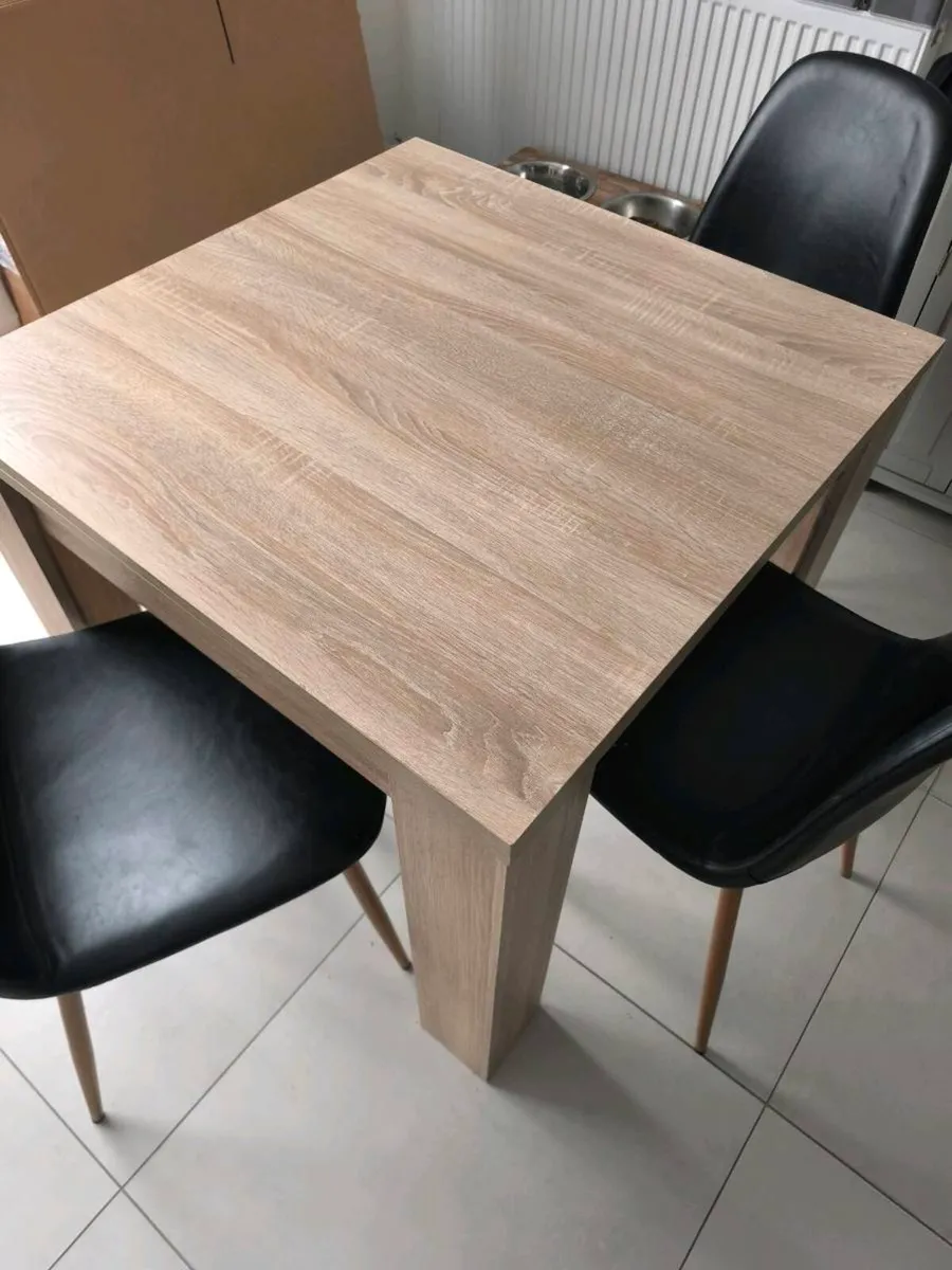 Jysk Jungen Dining Table and 3 Jonstrup Chairs - Image 3