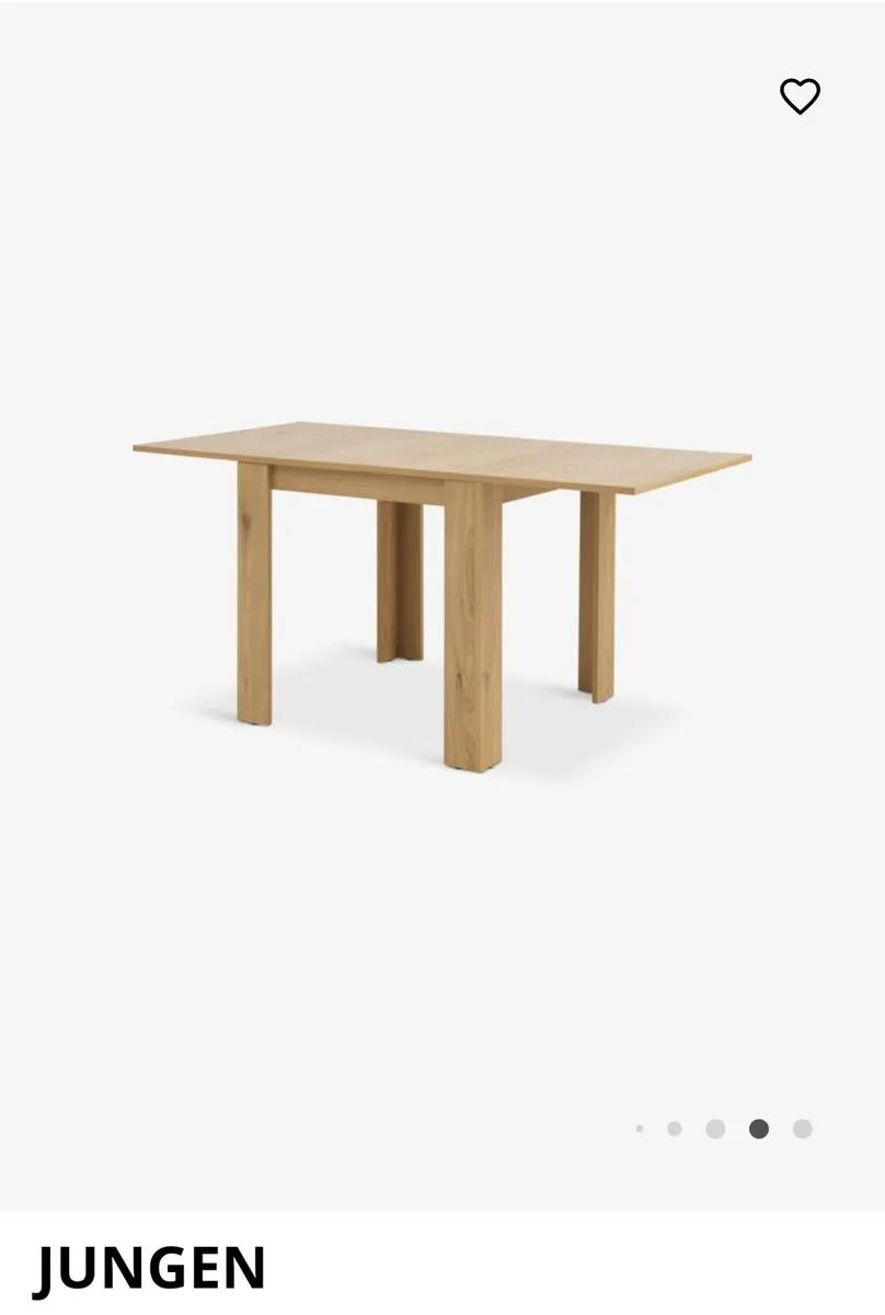 Jysk Jungen Dining Table and 3 Jonstrup Chairs - Image 4