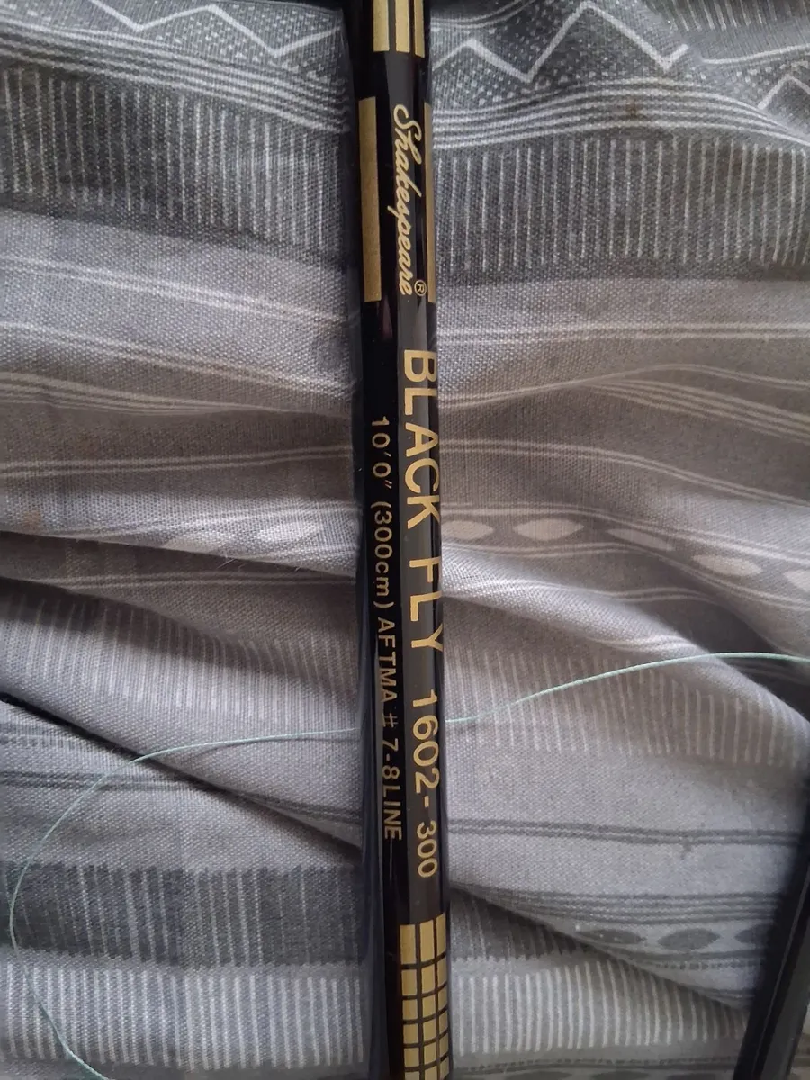Shakespeare black fly 10ft fly fishing rod - Image 3