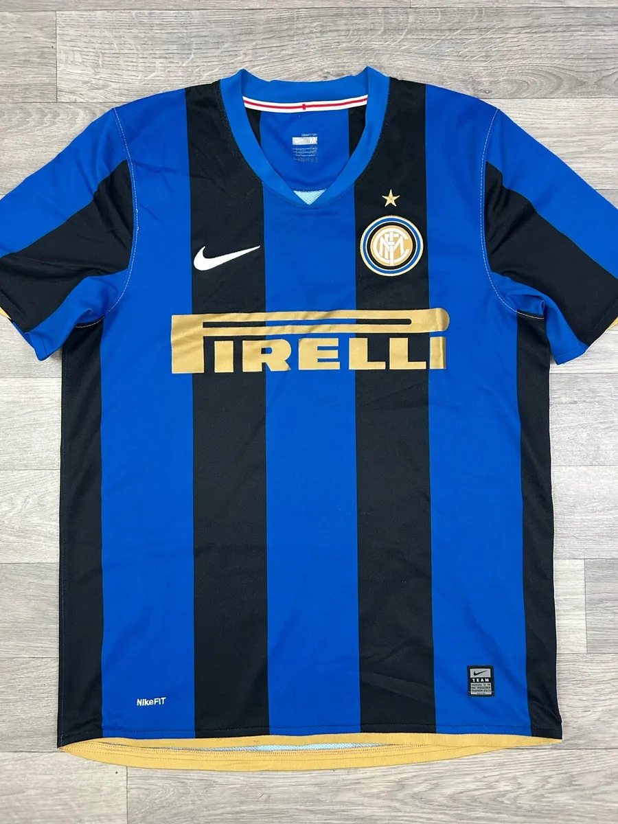 Vintage 2008/09 Nike Inter Milan Home Jersey Shirt - Image 2