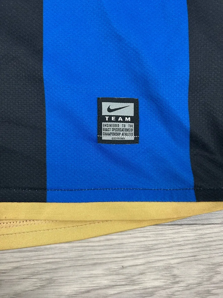 Vintage 2008/09 Nike Inter Milan Home Jersey Shirt - Image 3