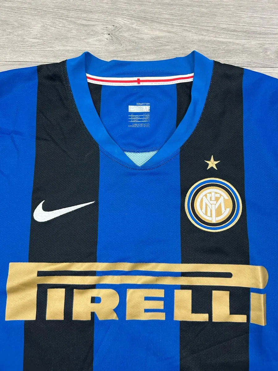 Vintage 2008/09 Nike Inter Milan Home Jersey Shirt - Image 4