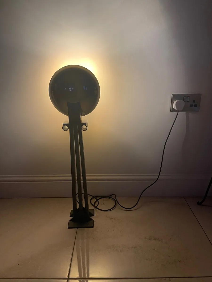 Harrods Sculptural Desk Lamp - Brass Globe - Image 2