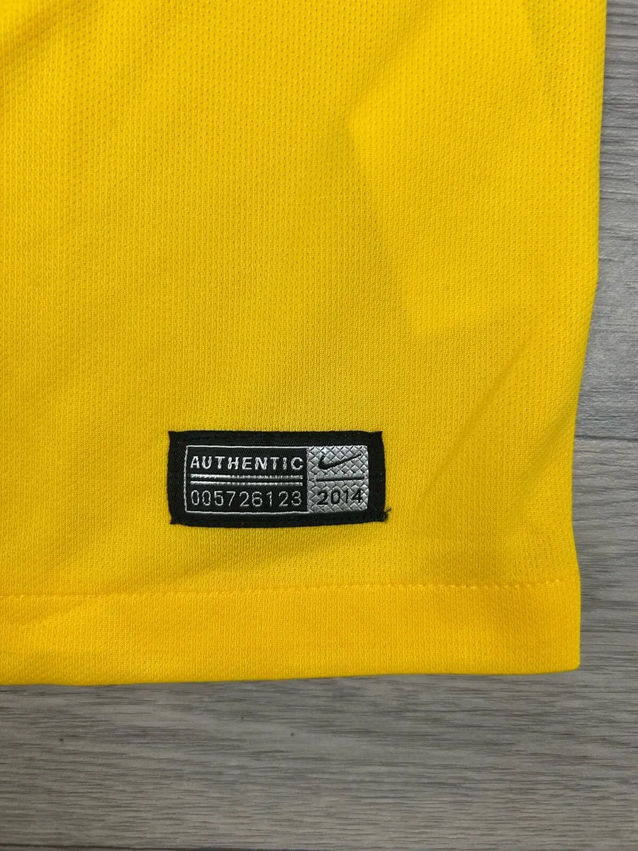 NEW Authentic Nike Brazil 2014 Home Jersey Shirt L - Image 2