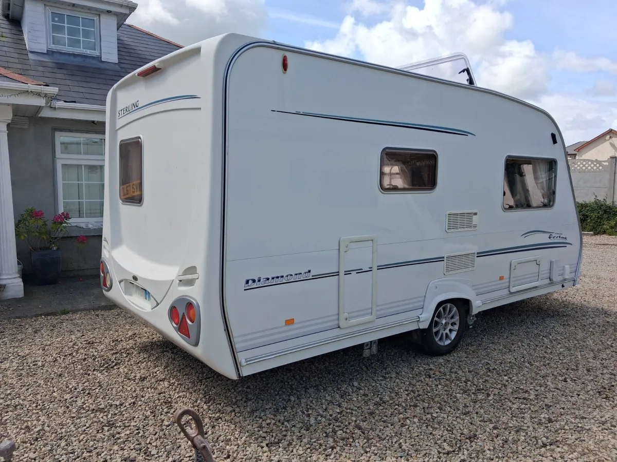 2 berth caravan walk in bathroom - Image 2