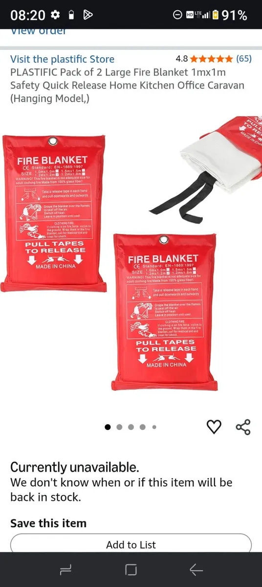 Fire blanket