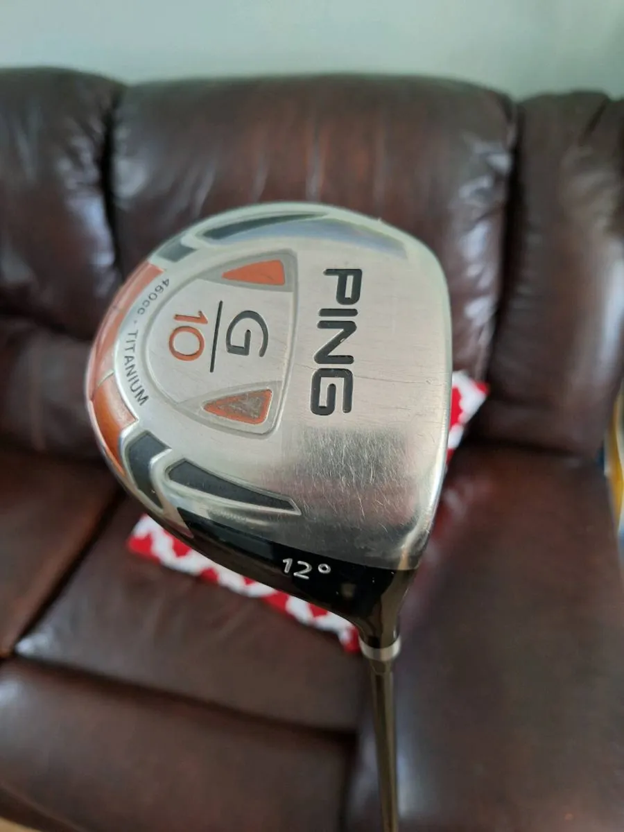 PING G10 DRIVER 12DEG REGULAR SHAFT - Image 1