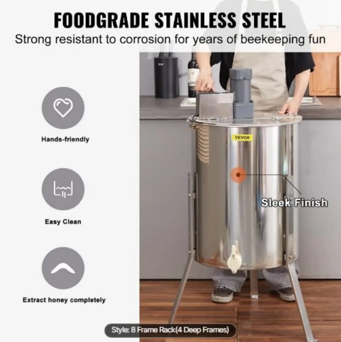 Electric Honey Extractor Beekeeping - Image 2